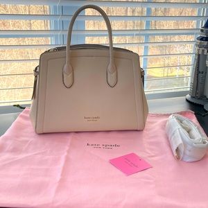 Kate Spade pebbled leather medium satchel